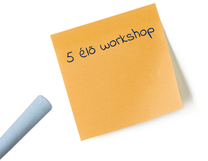 5 élő workshop