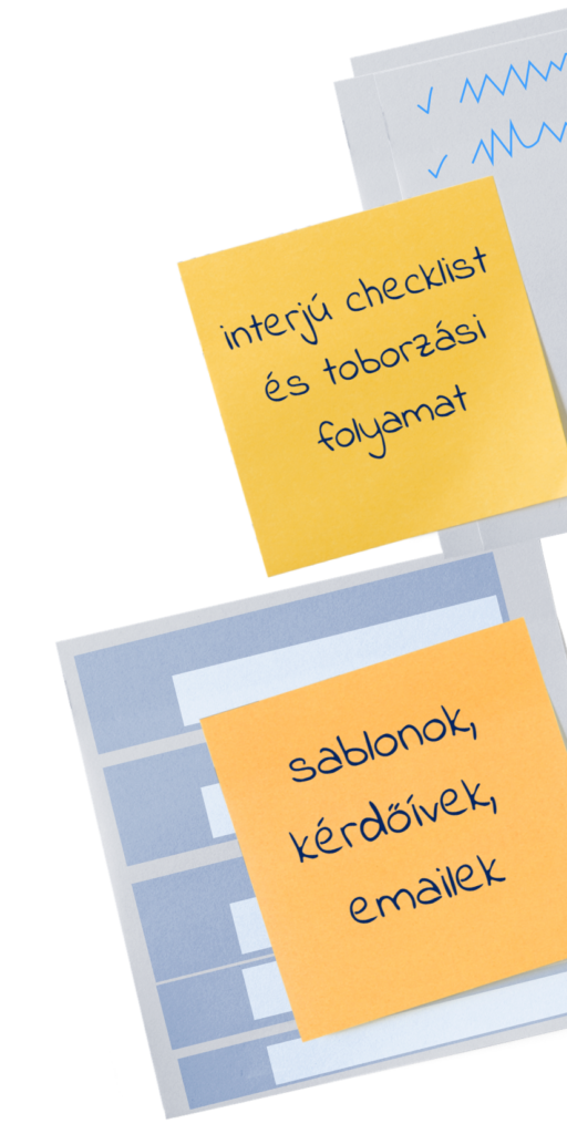 interjú checklist és toborzási folyamat sablonok, kérdőívek, emailek