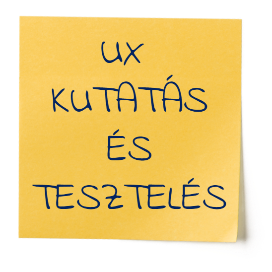 UX kutatás és tesztelés
